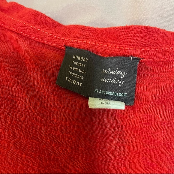 Anthropologie | Saturday Sunday Red Knit Tank - Picture 6 of 9